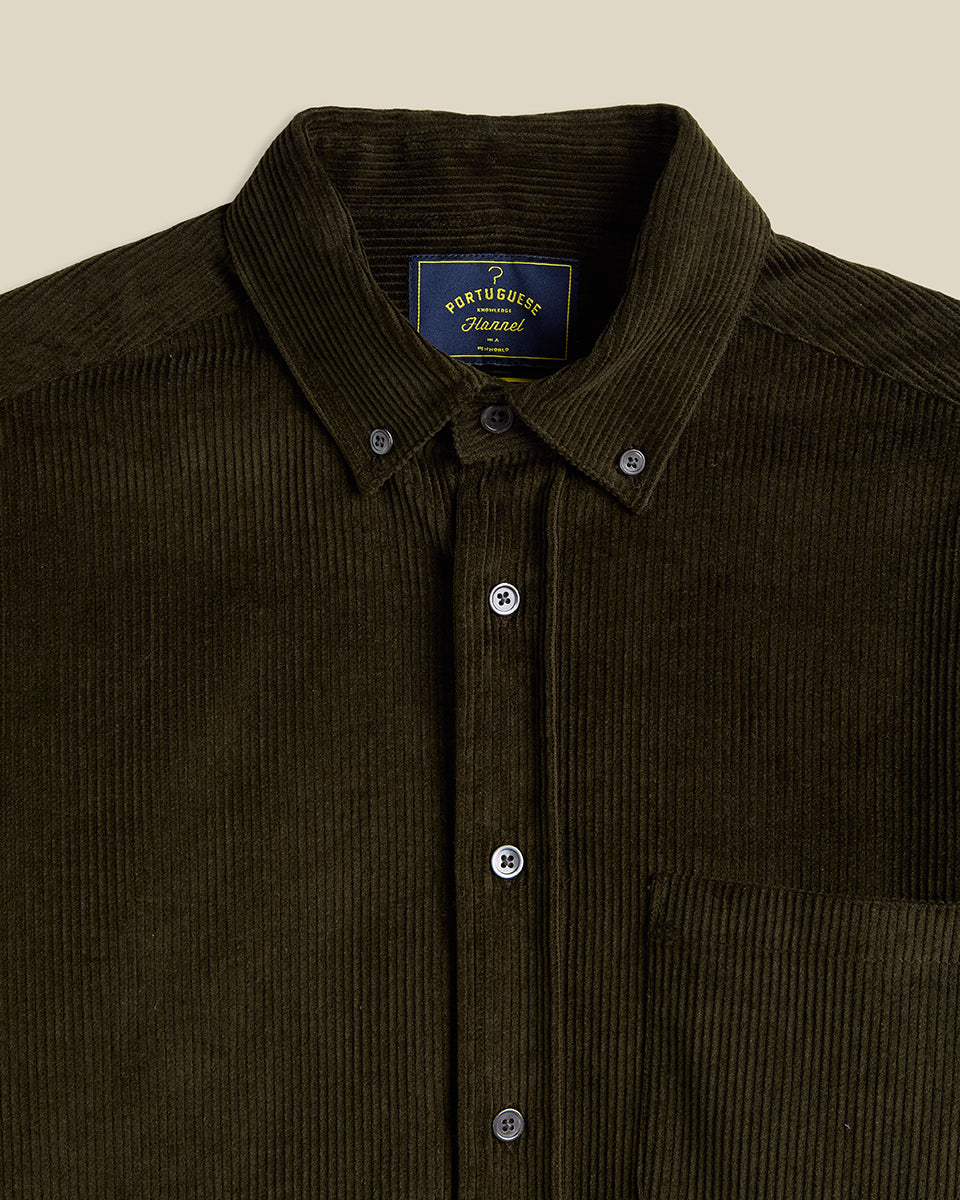 Lobo Corduroy Shirt - Olive