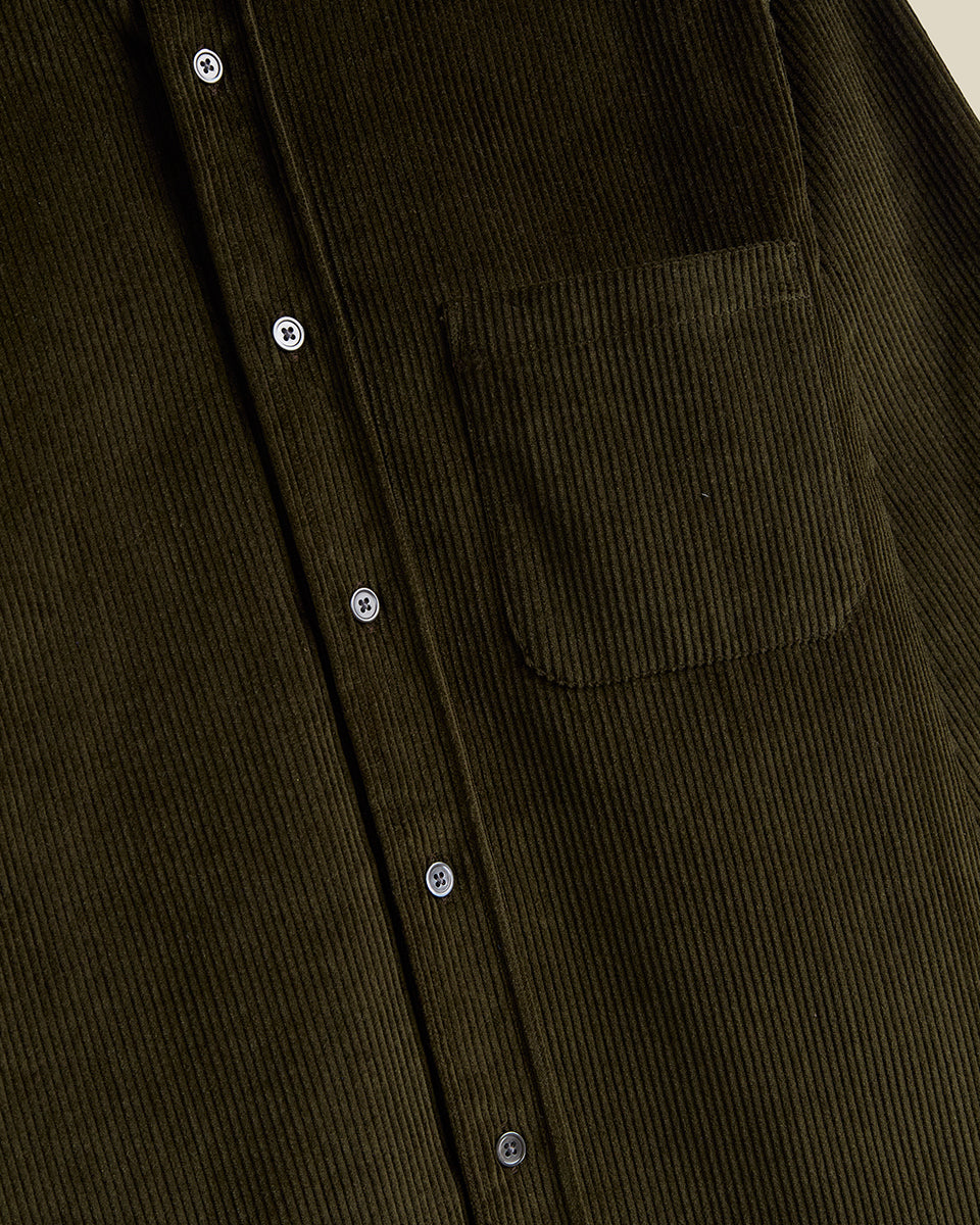 Lobo Corduroy Shirt - Olive
