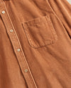 Lobo Corduroy Shirt - Terracotta