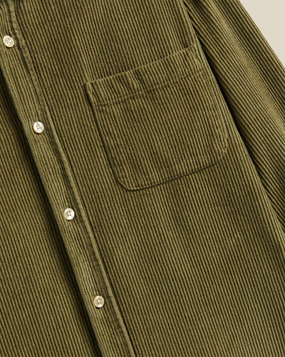 Lobo Corduroy Shirt - Olive