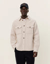 Lennon Bouclé Overshirt - Ivory