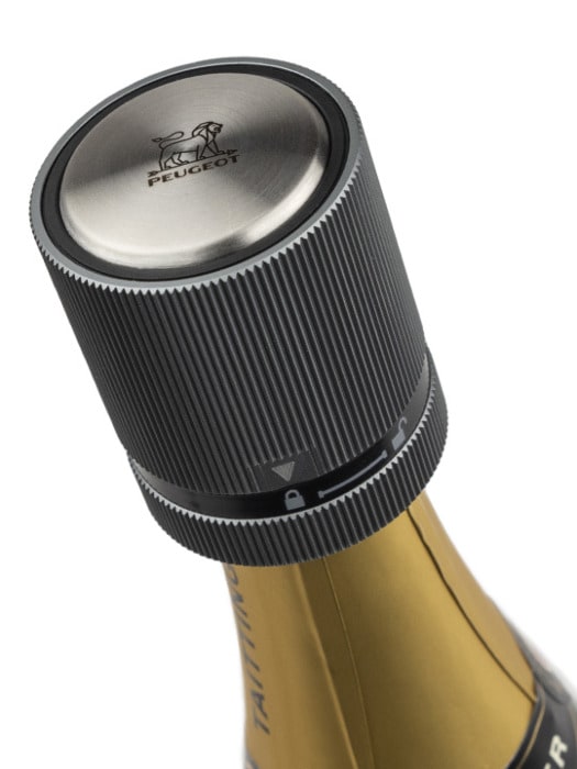Line Cork Champagne Stopper - Carbon