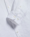 Long Sleeve Linen Button Down - White