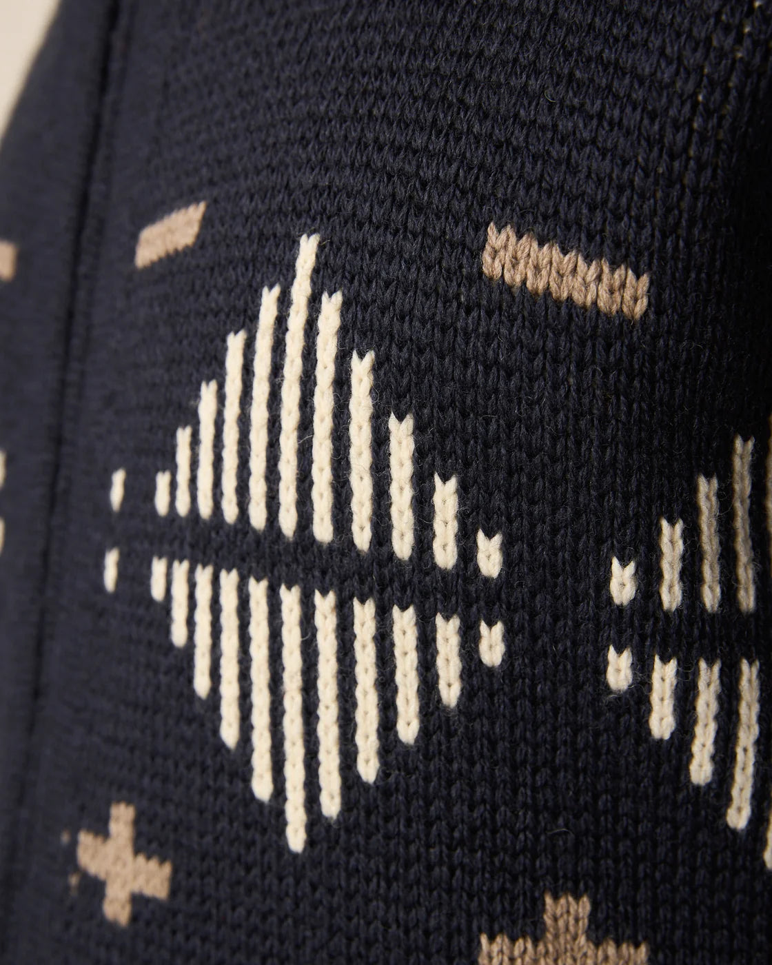 Mountain Zip Cardigan - Navy