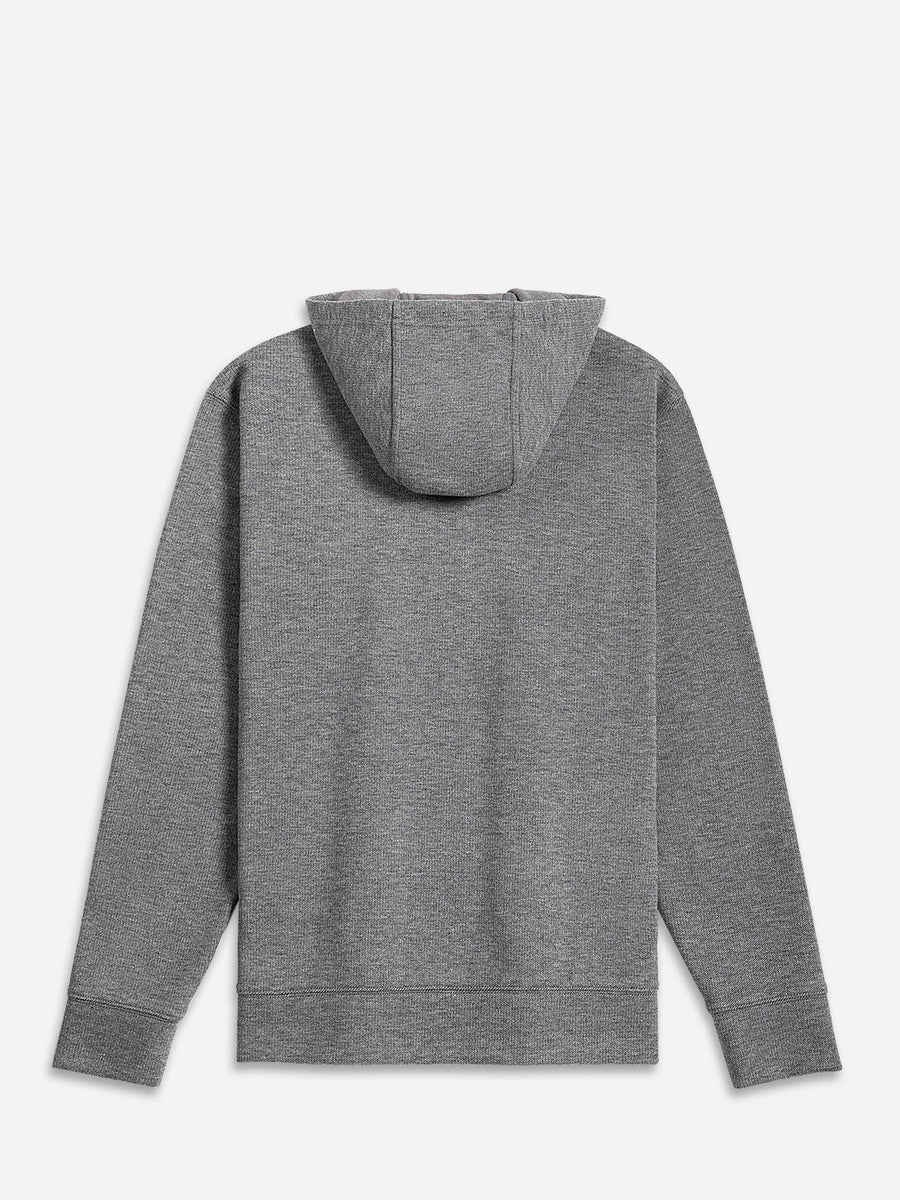 Harper Woolly Zip Hoodie - Grey Heather