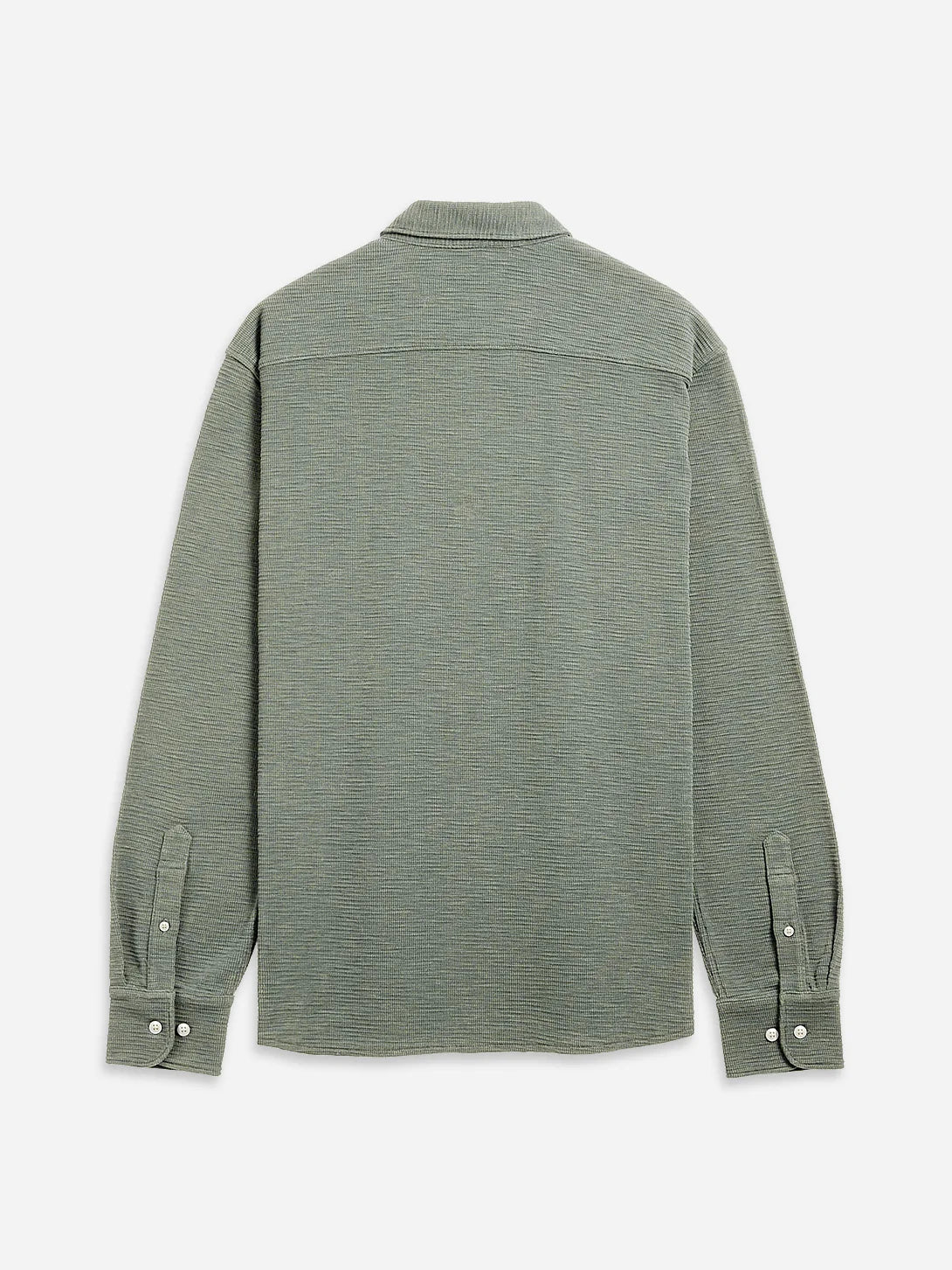 Darcy Slub Waffle Shirt - Seagrass
