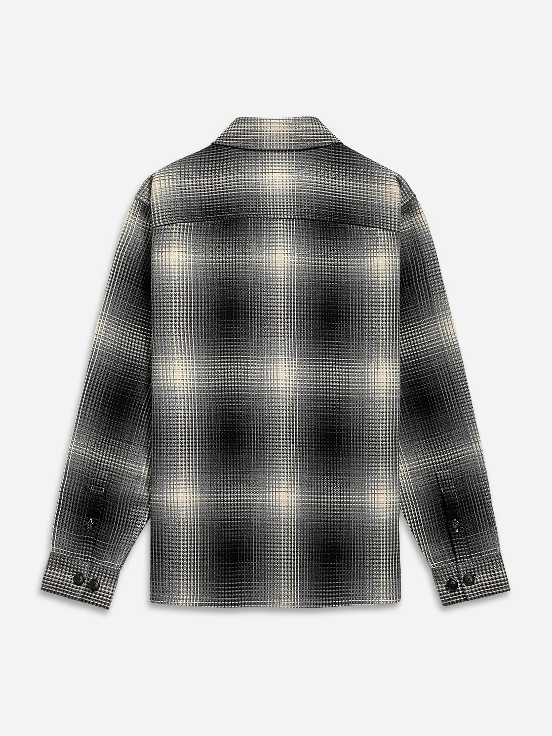 Vance Tartan Overshirt - Charcoal & Black