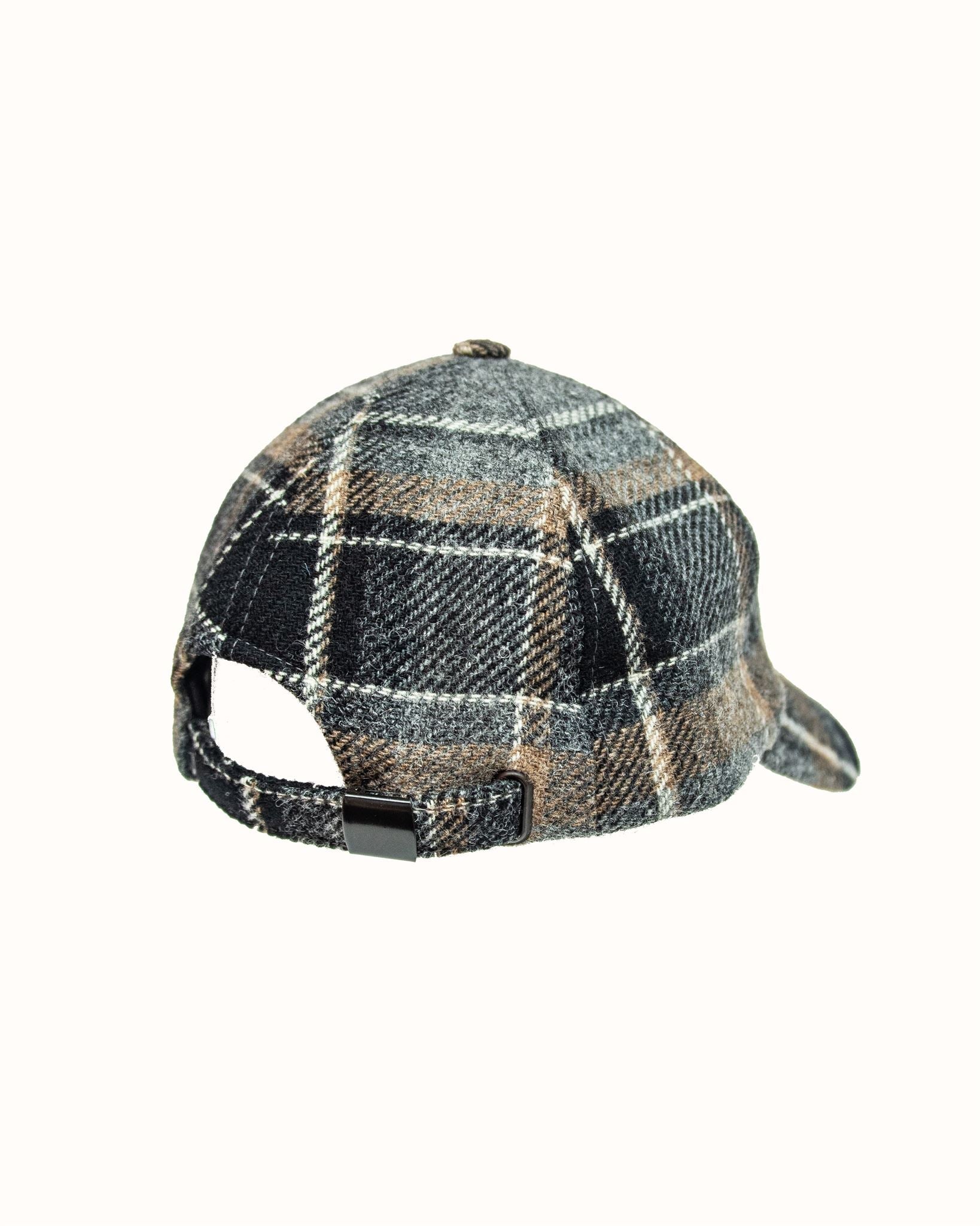 OSU Grey Plaid Wool Baseball Cap