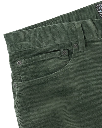 Burlington 5 Pocket Stretch Corduroy - Dusty Olive