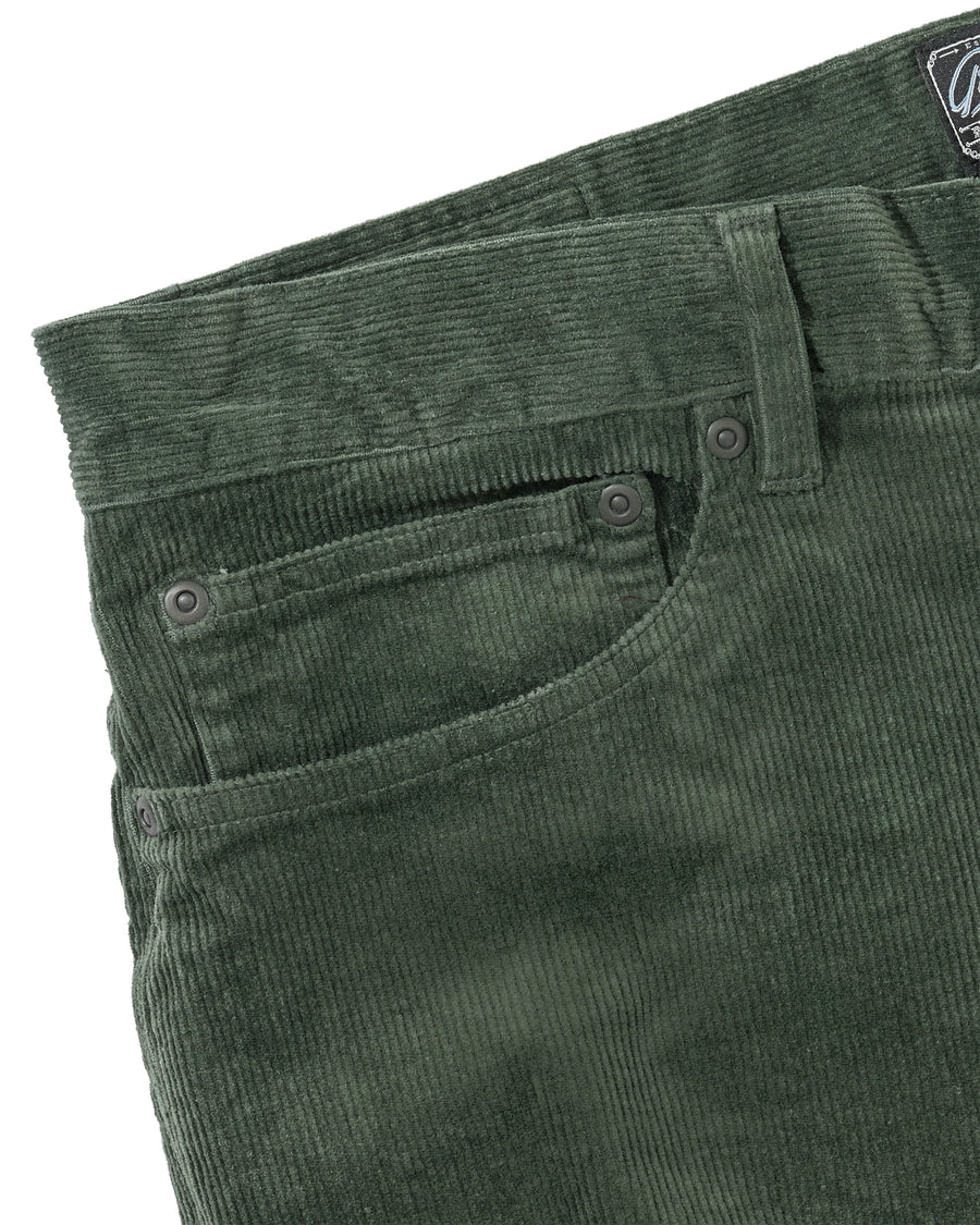 Burlington 5 Pocket Stretch Corduroy - Dusty Olive