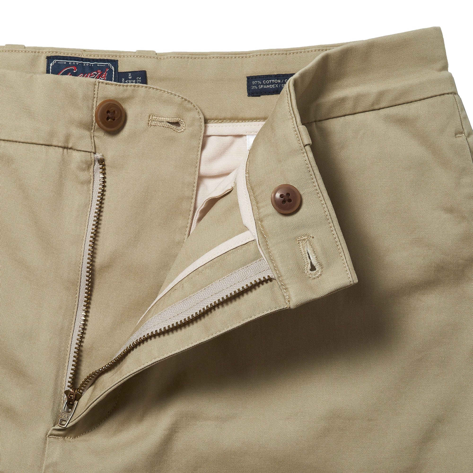 Thompson Flex Stretch Slim Chino - Birch