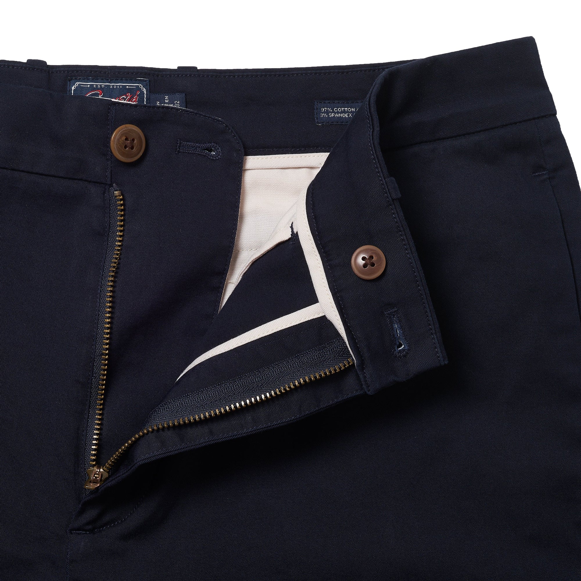 Thompson Flex Stretch Slim Chino - Dark Navy