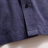Hemp Cotton Knit Shirt - Short Sleeve - Navy
