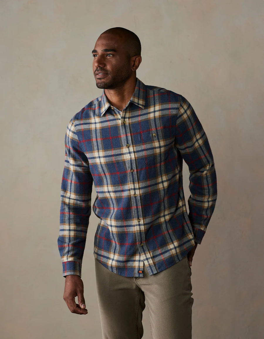 Hudson Double Brushed Plaid Flannel - Eventide