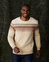 Striped Ski Sweater - Beige