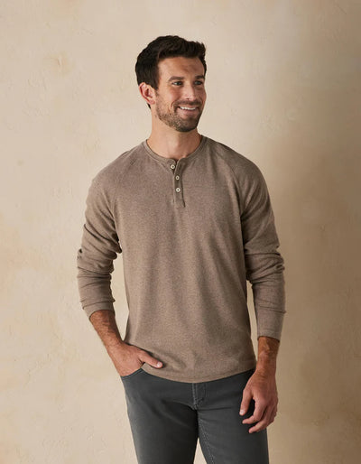 Puremeso Raglan Henley - Taupe