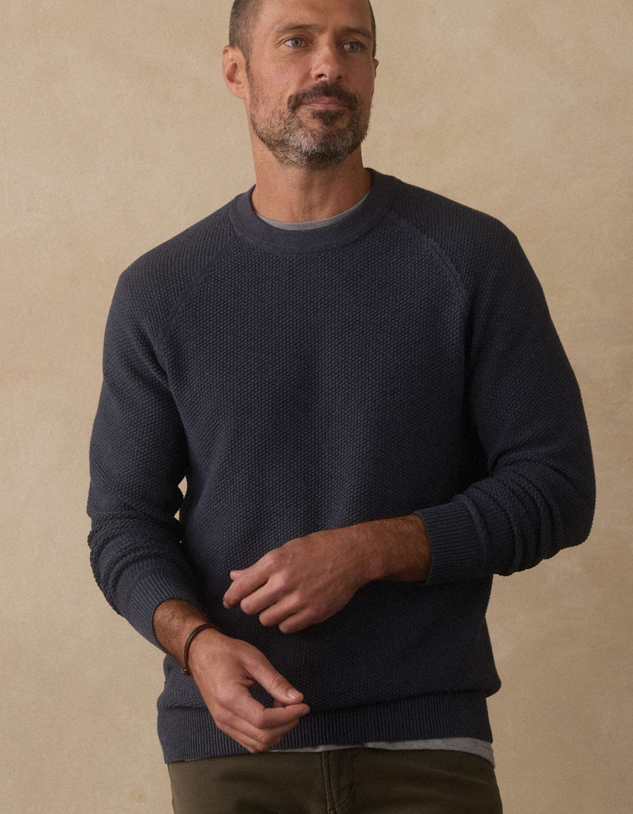 Coolmax Textured Crewneck Sweater - Waterloo