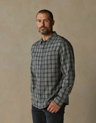 Nikko Button Down Shirt - Ink Plaid