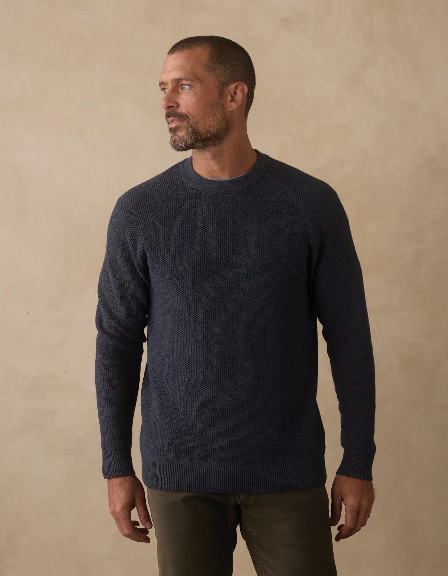 Coolmax Textured Crewneck Sweater - Waterloo