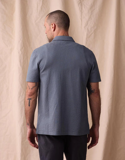 Knit Getaway Short Sleeve Button Down - Waterloo