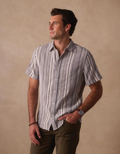 Freshwater Everyday Shirt - Positano Stripe