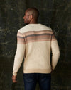 Striped Ski Sweater - Beige