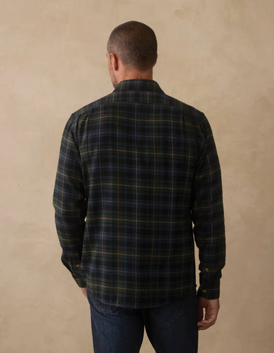 Hudson Double Brushed Flannel - Clover Plaid