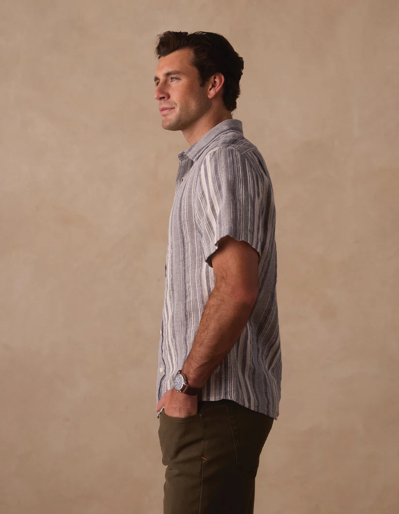 Freshwater Everyday Shirt - Positano Stripe