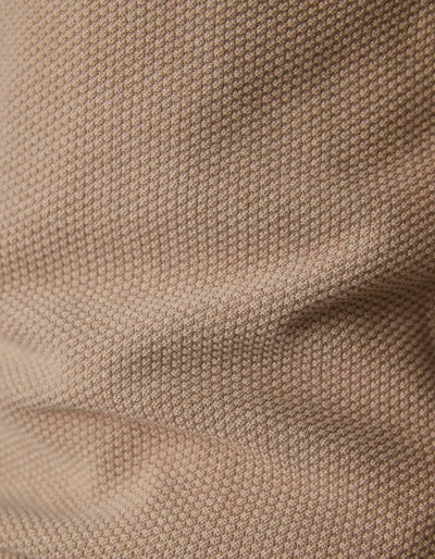 Coolmax Textured Crewneck Sweater - Dark Taupe