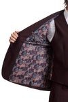 Ashton Peak Jacket - Slim - Port Wine
