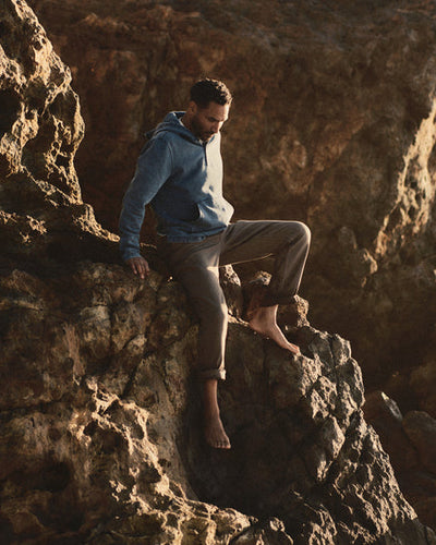 The Baja Pullover - Washed Indigo