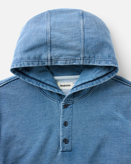 The Baja Pullover - Washed Indigo