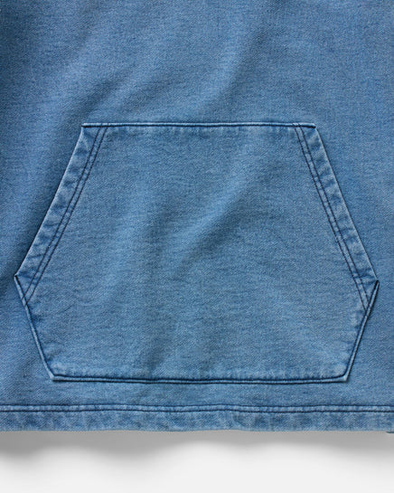 The Baja Pullover - Washed Indigo