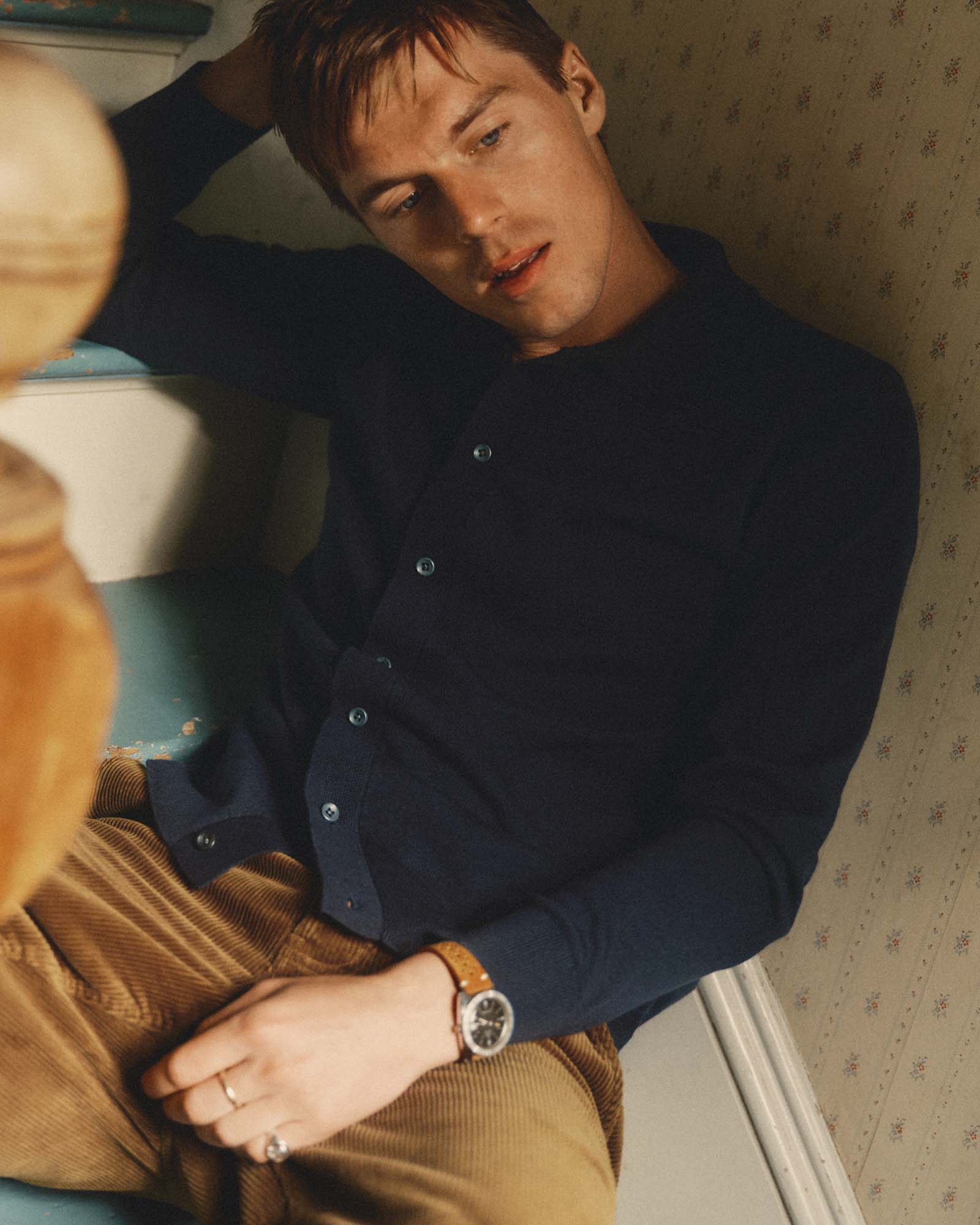 The Nichols Cotton Cashmere Polo - Nocturne
