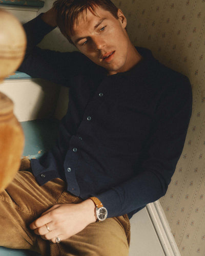 The Nichols Cotton Cashmere Polo - Nocturne