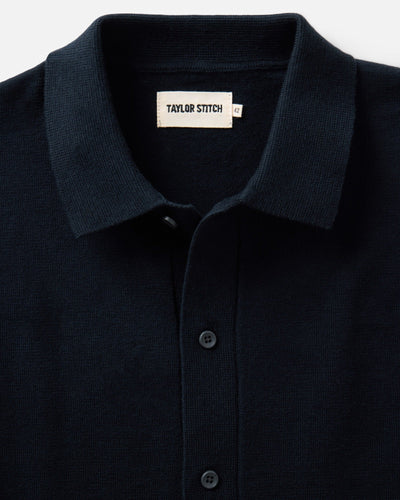 The Nichols Cotton Cashmere Polo - Nocturne