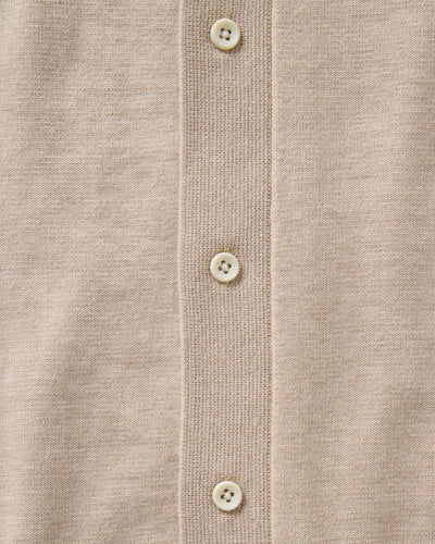 The Nichols Cotton Cashmere Polo -Sable
