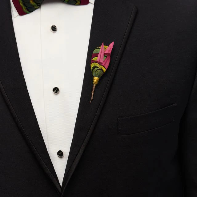 Meeteetse Feather Lapel Pin