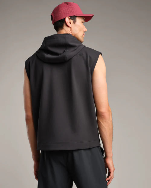 Range Sleeveless Hoodie - Black