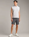 Range Sleeveless Hoodie - Sleet Gray