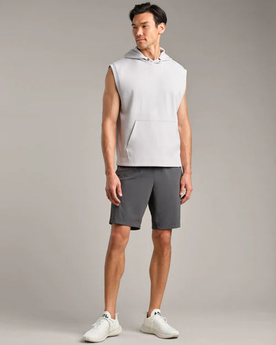 Range Sleeveless Hoodie - Sleet Gray