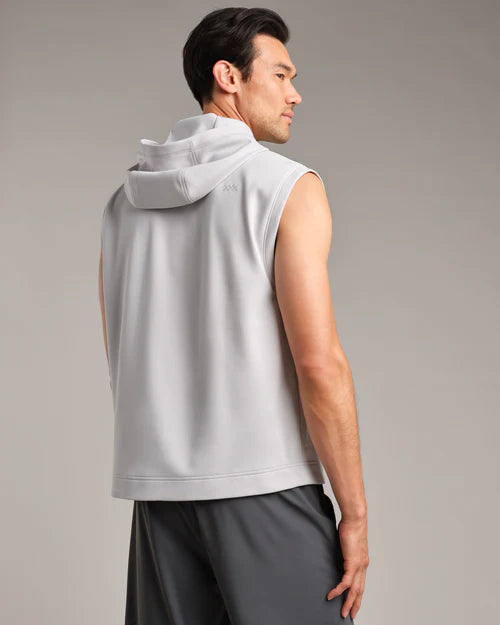 Range Sleeveless Hoodie - Sleet Gray