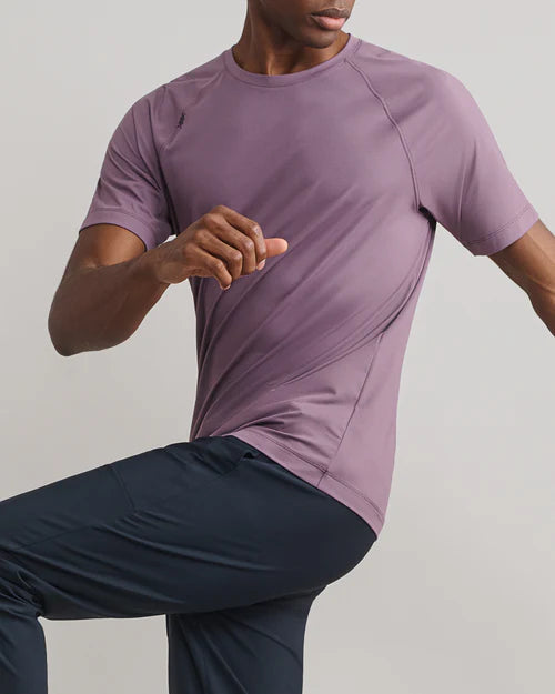 Reign Short Sleeve - Shadow Plum Gray Stone Heather
