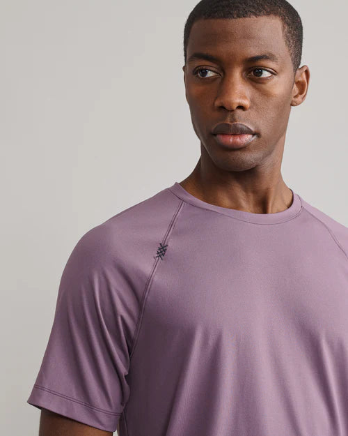 Reign Short Sleeve - Shadow Plum Gray Stone Heather