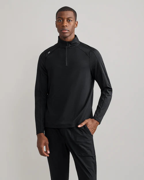 Rise 1/4 Zip - Black
