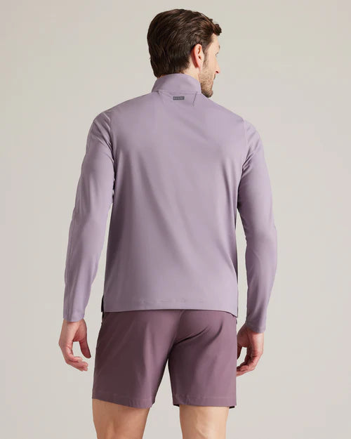 Rise 1/4 Zip - Gray Plum Stone