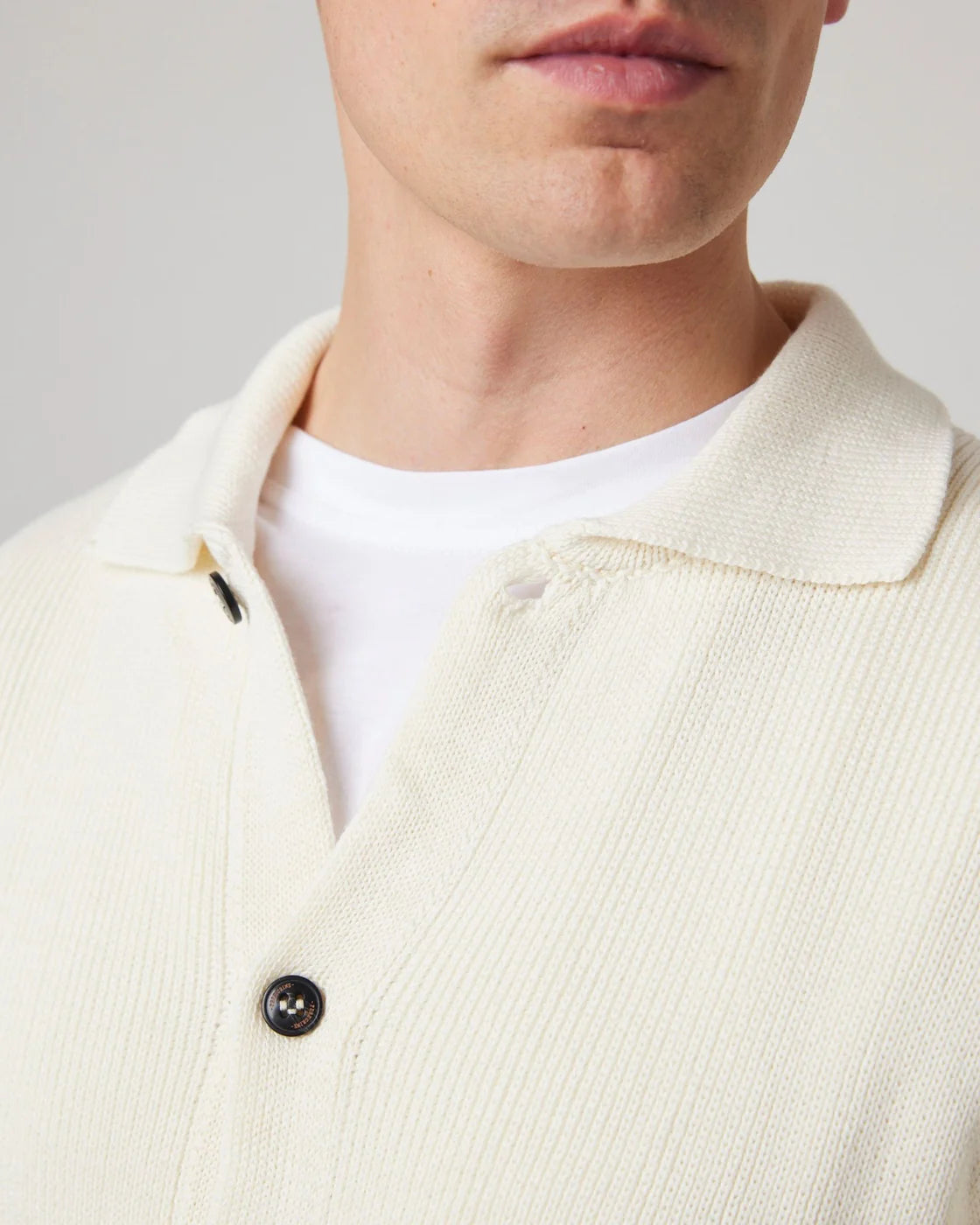 River Knitted Shacket - Cream