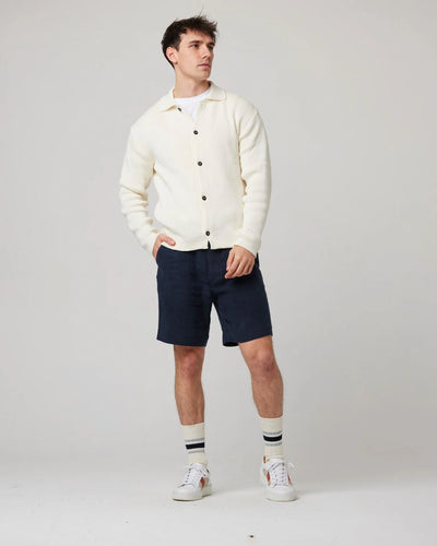 River Knitted Shacket - Cream