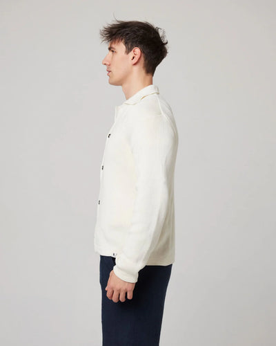 River Knitted Shacket - Cream
