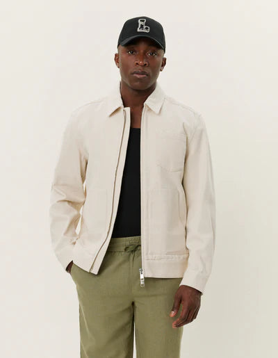 Robert Canvas Jacket - Ivory